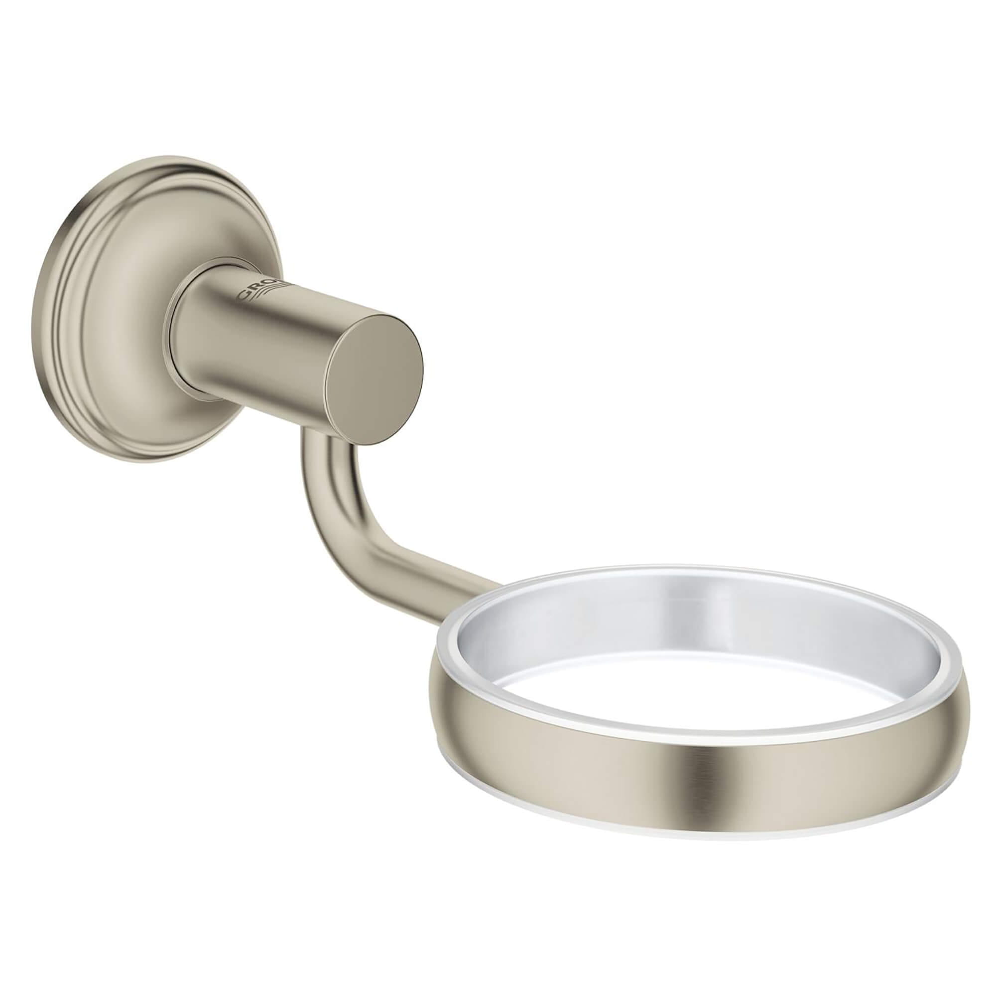 Essentials Authentic Soap Holder GROHE BRUSHED NICKEL